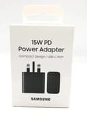 Samsung Galaxy Official 15W Adaptive Fast Charger USB-C (Without cable) Black thumbnail 2