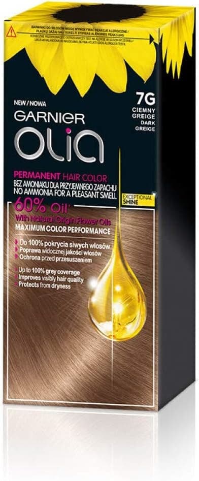 Garnier, Olia hair dye 7 g dark greige - Image 1