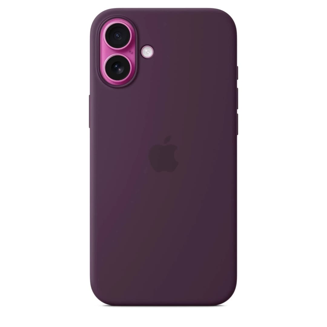 Genuine Apple iPhone 16 Plus Silicone Case with MagSafe Plum (Purple) MYYD3ZM/A - Image 7