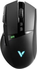 Rapoo VT350 Wireless Gaming Mouse Programmable Buttons 5000 DPI Sensor LED Wired thumbnail 1