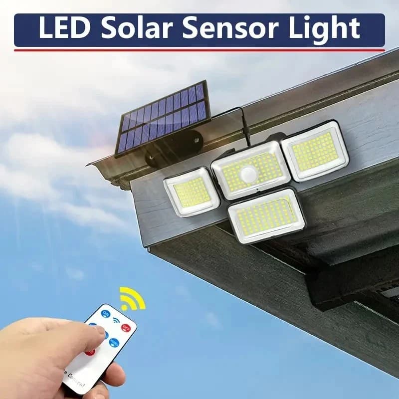Solar LED Motion Sensor Security Light Outdoor Waterproof Wall Flood Garden Lamp - Image 7