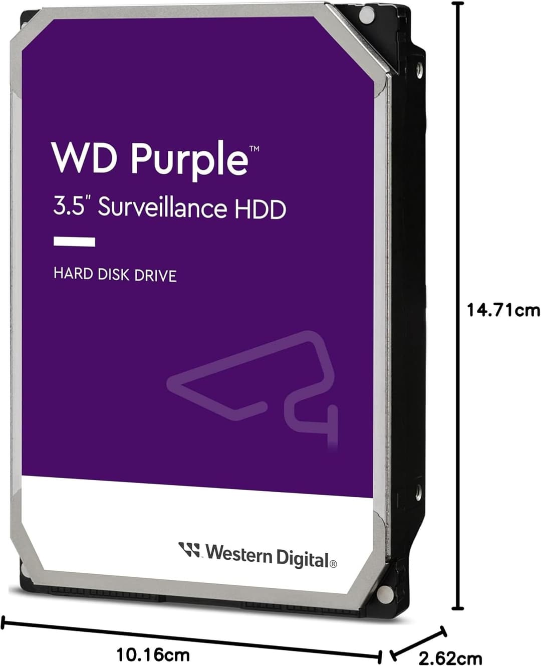 Western Digital WD Purple WD10PURZ 1TB 3.5-inch SATA Surveillance Hard Drive - 64MB Cache, 5400rpm - Image 2