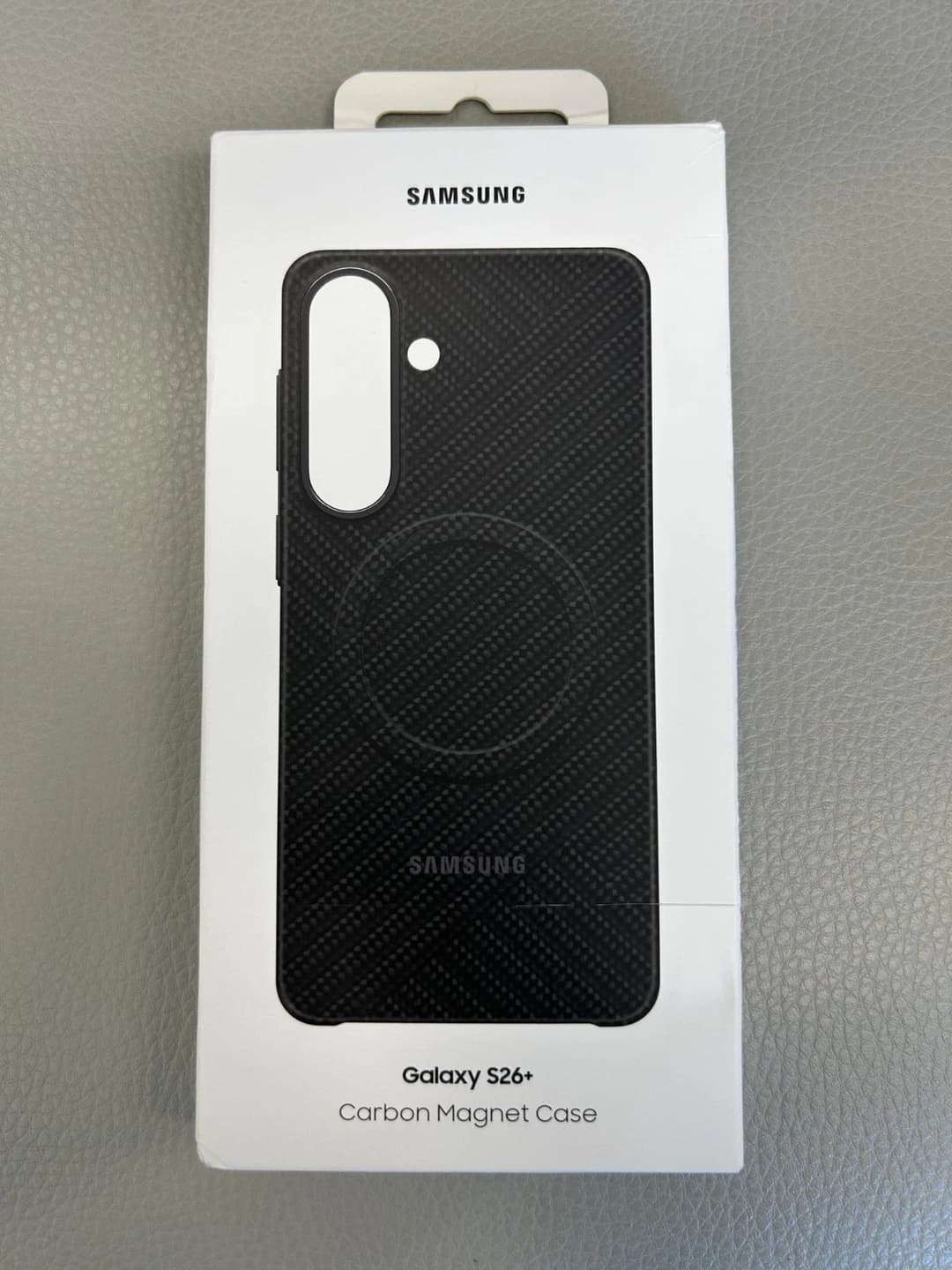 GENUINE SAMSUNG GALAXY S26+ Plus CARBON MAGNET CASE COVER (EF-KS947) - BLACK - Image 2