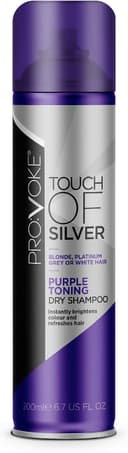 PROVOKE Touch Of Silver Purple Toning Dry Shampoo 200 ml, Neutralises Brassy Tones and Refreshes Hair, First Ever Dry Shampoo thumbnail 2
