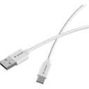 Verbatim Essentials Sync & Charge USB-A to C Cables (2 pack) Black & White,1m,18W QC, 480Mbps, Quick Charge 3.0 Support Up To 18W Charging thumbnail 2