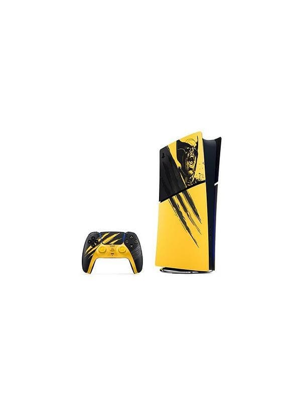Sony PlayStation 5 Digital Edition 825GB Marvel’s Wolverine Battle Yellow Limited Edition Bundle  - Image 2