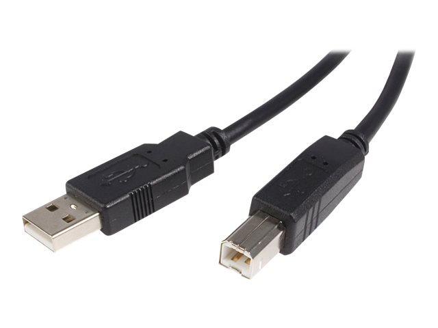StarTech USB2HAB5M USB 2.0 A to B Cable 5m Black - Image 2