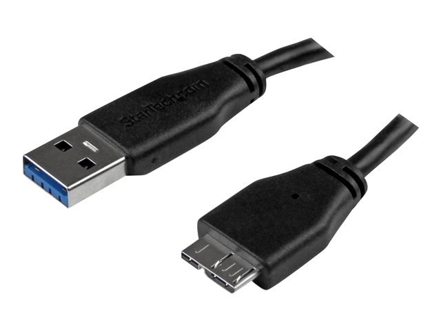 StarTech USB3AUB3MS USB Cable Black - Image 3