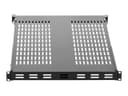 StarTech ADJSHELFHDV Rack Shelf 1U Black thumbnail 2