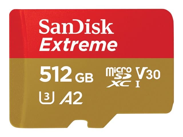 SanDisk Extreme - flash memory card - 512 GB - microSDXC UHS-I - Image 2