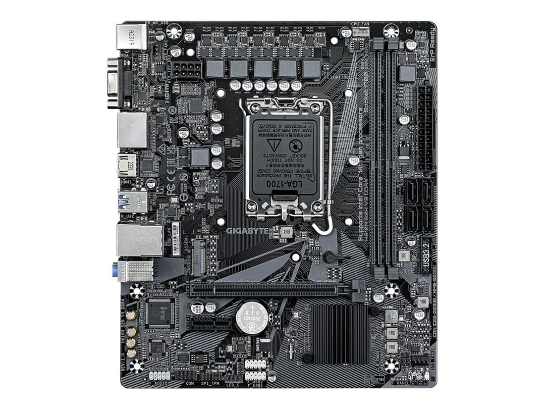 Gigabyte H610M S2H V3 DDR4 - 1.0 - motherboard - micro ATX - LGA1700 Socket - H610 - Image 1