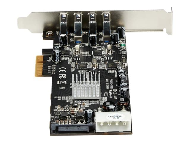 StarTech.com 4 Port USB 3.0 PCIe Card w/ 4 Dedicated Channels - UASP - USB 3.0 PCI Express Card Adapter - USB adapter - PCIe x4 - USB 3.0 x 4 - Image 3