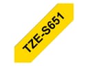 Brother TZe-S651 - laminated tape - 1 cassette(s) - Roll (2.4 cm x 8 m) thumbnail 4