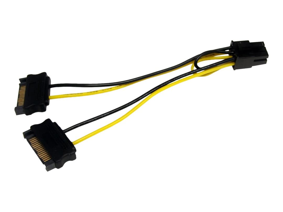 StarTech SATA to 6 Pin PCIe Power Cable Adapter - Image 1
