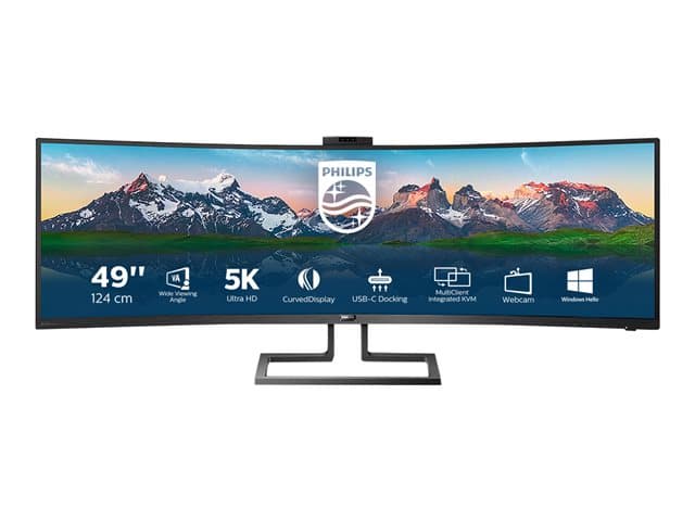 Philips Brilliance P-line 499P9H Monitor Textured Black - Image 2