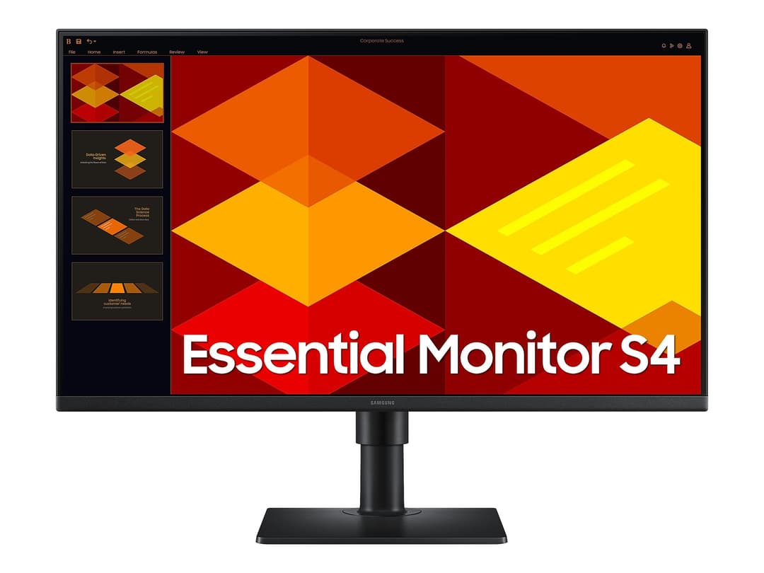 Samsung S4 27" Monitor Full HD Black - Image 1