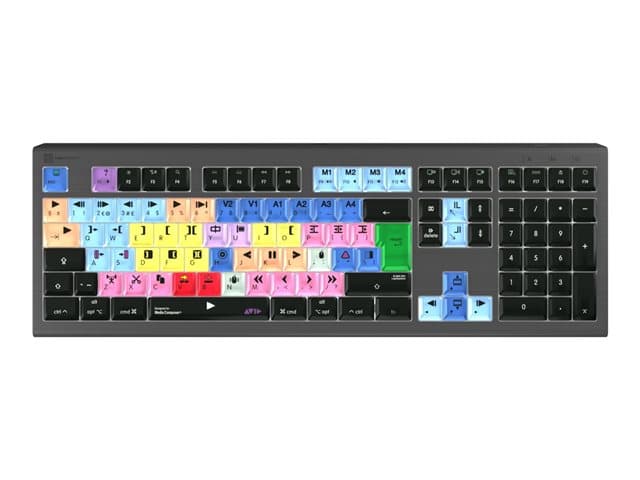 Logic Keyboards Media Composer ASTRA 2 Keyboard Multicolour - Image 1