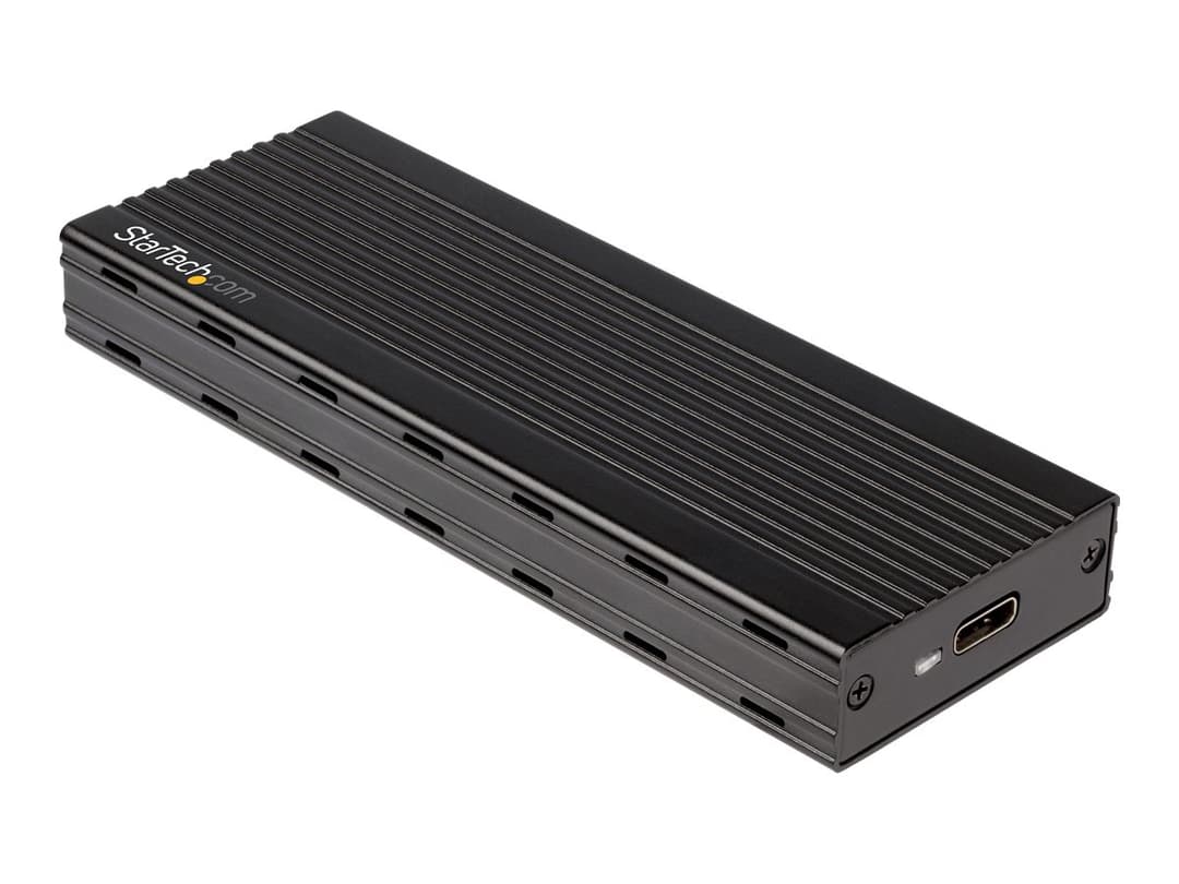 StarTech.com USB-C (10Gbps) to M.2 NVMe SSD Enclosure - Portable M.2 PCIe Aluminum Case - 1GB/s Read & Write - Mac & PC - storage enclosure - M.2 Card - USB 3.1 (Gen 2) - Image 1