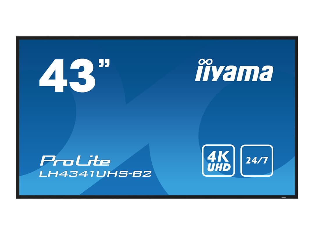 iiyama ProLite LH4341UHS-B2 43" Class (42.5" viewable) LED-backlit LCD display - 4K - for digital signage - Image 1