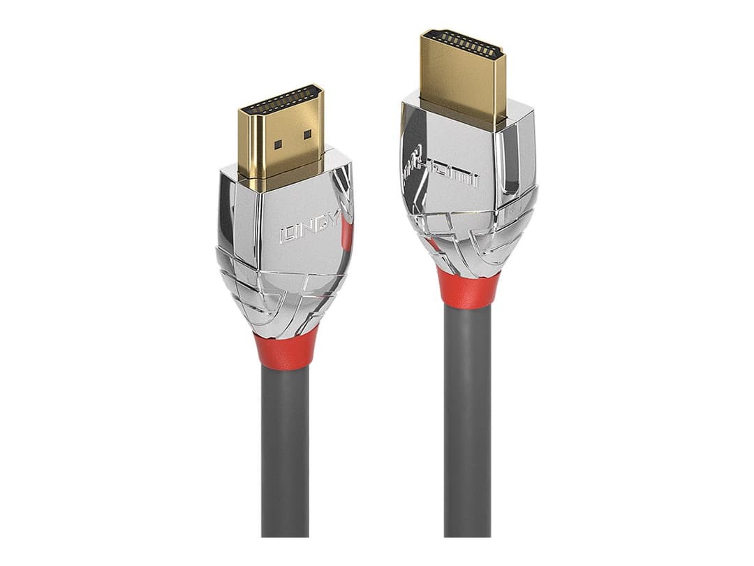 Lindy CROMO HDMI Cable Ethernet 3m Grey - Image 1