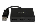 StarTech MSTDP123DP DisplayPort MST Hub Black thumbnail 2