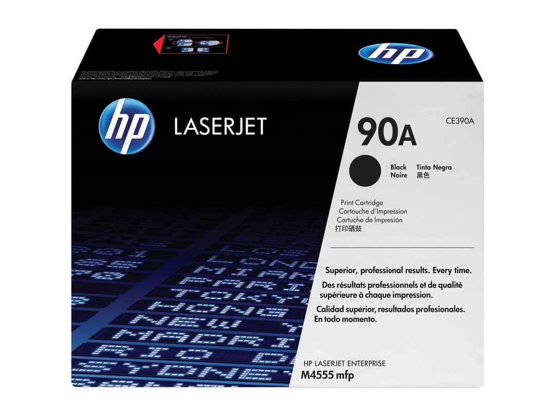 HP 90A CE390A Original HP LaserJet Toner Cartridge - Black - Image 1