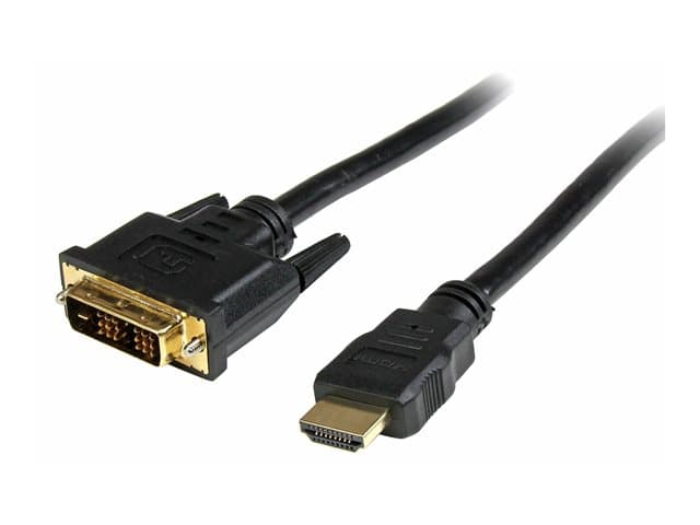 StarTech HDDVIMM50CM HDMI to DVI Cable Black - Image 3