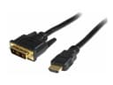 StarTech HDDVIMM50CM HDMI to DVI Cable Black thumbnail 3