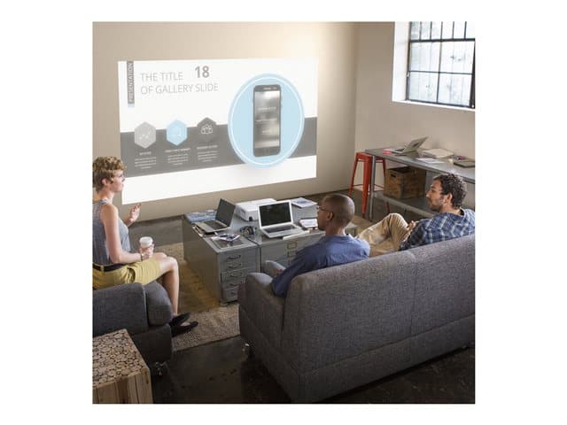 EPSON CO-W01 3LCD Projector Black White - Image 8