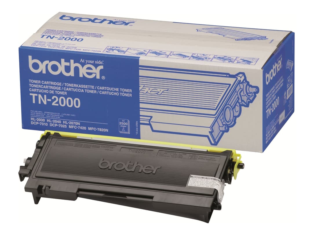 Brother TN2000, original, toner cartridge - black  - Image 1