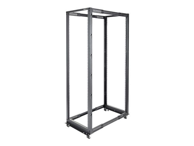 StarTech 4POSTRACK42 42U Server Rack Black - Image 1