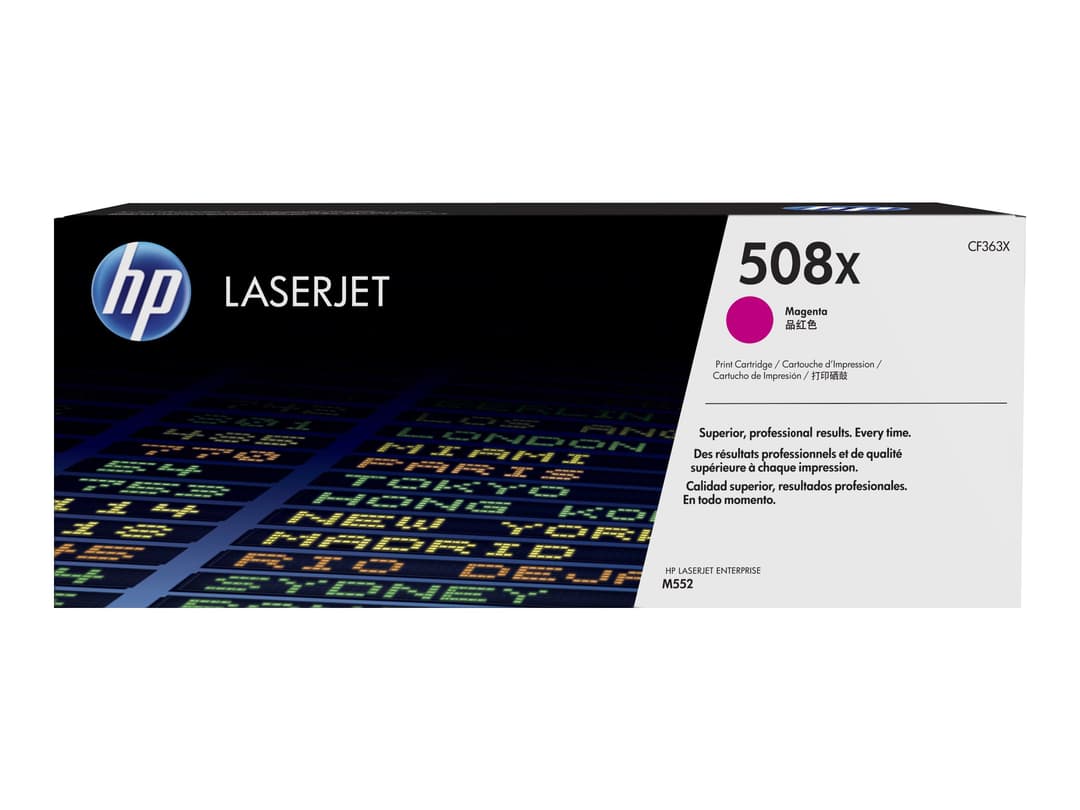 HP 508X - High Yield - magenta - original - LaserJet - toner cartridge (CF363X) - Image 1