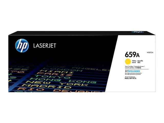 HP 659A - yellow - original - LaserJet - toner cartridge (W2012A) - Image 1