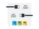 StarTech USB-C Cable 2m Black Grey thumbnail 7