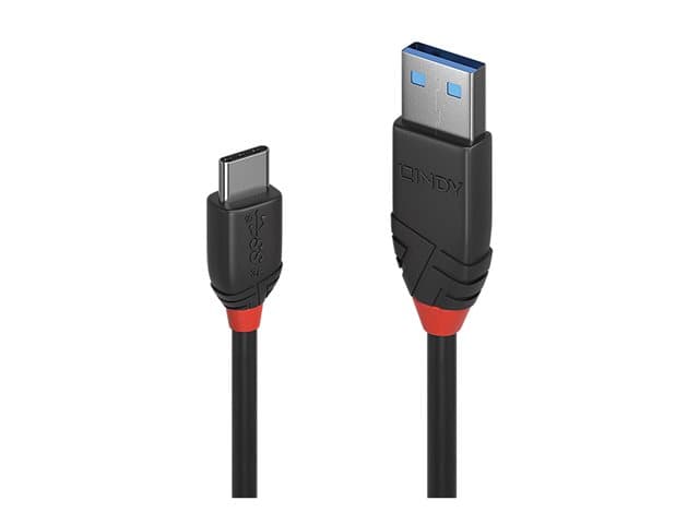 Lindy USB-C to USB Type A Cable 50cm Black - Image 3
