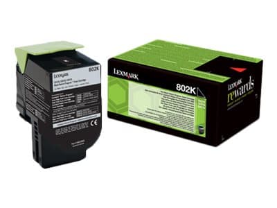 Lexmark 802K Original Toner Cartridge - Black - Image 1