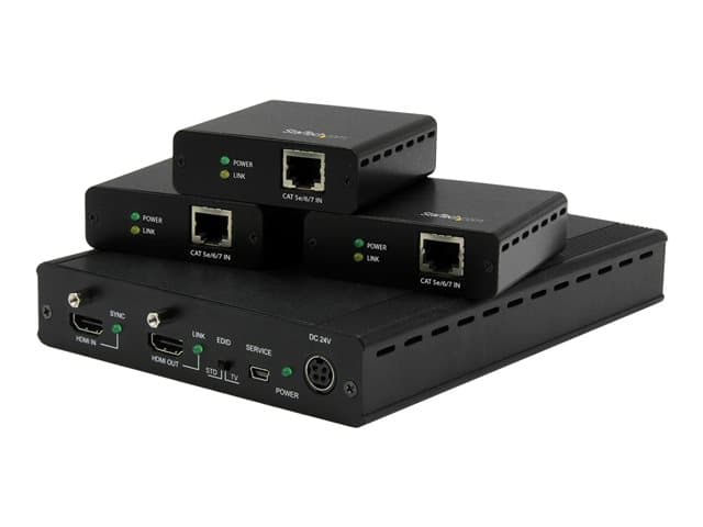 StarTech ST124HDBT HDMI Extender 3-Port 4K - Image 3