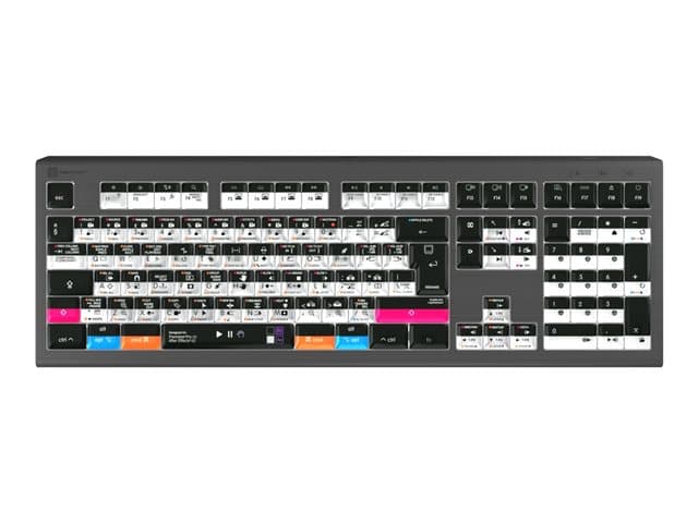 Logic Keyboards Adobe Filmmaker Astra 2 Graphite Grey - Image 1
