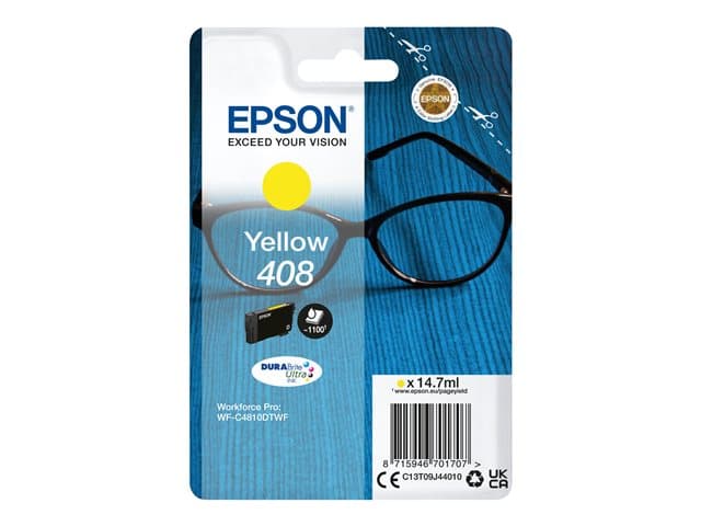 Epson 408 - high capacity - yellow - original - ink cartridge