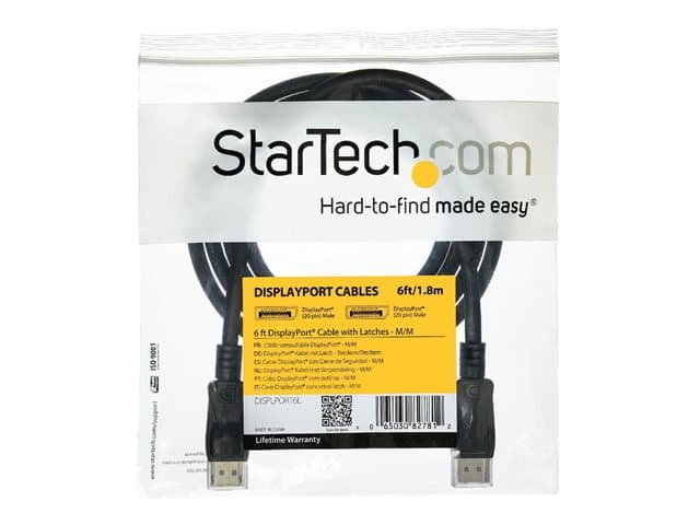 StarTech DISPL5M DisplayPort 1.2 Cable 5m - Image 7