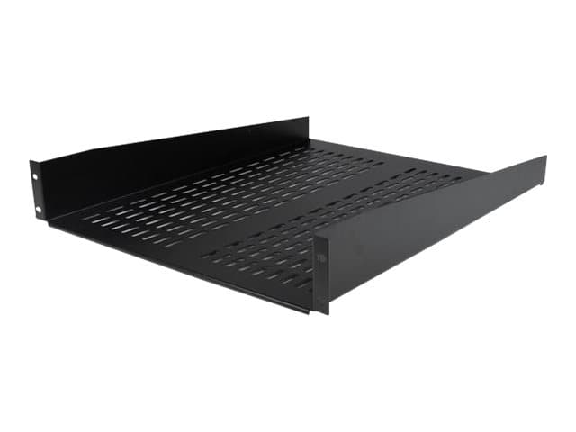 StarTech CABSHELF22V 2U Rack Shelf Black - Image 1