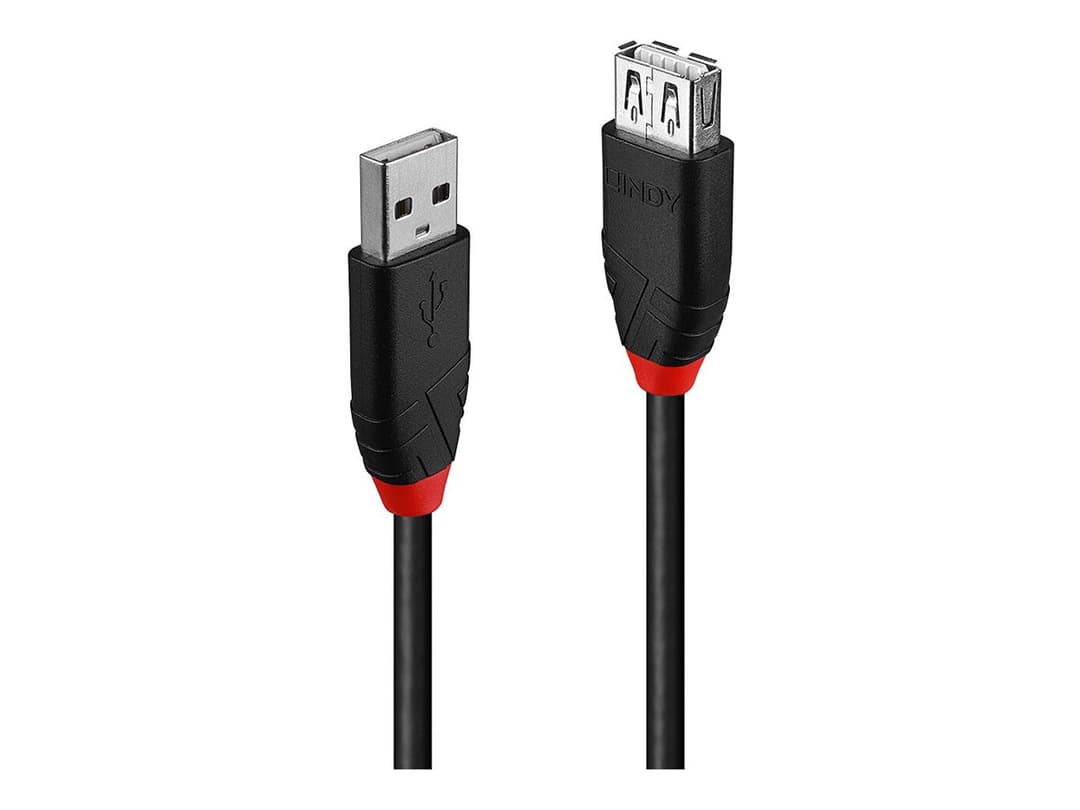Lindy USB 2.0 Slimline Active Extension Cable - USB extension cable - USB to USB - 5 m - Image 1