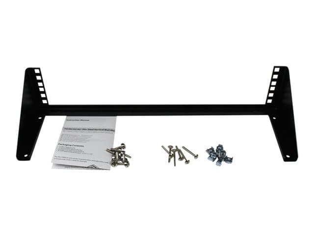 StarTech.com 2U Vertical Wall Mount Patch Panel Bracket - Steel Rack Mount Bracket w/Hardware for 19" Network, Server and Data Equipment (RK219WALLV) - mounting bracket - 2U - Image 7