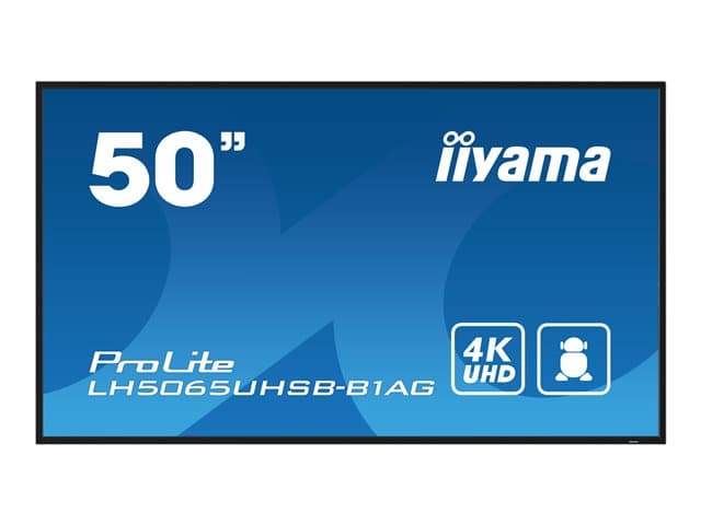 iiyama ProLite LH5065UHSB-B1AG 50" LED-backlit LCD display - 4K - for digital signage - Image 2