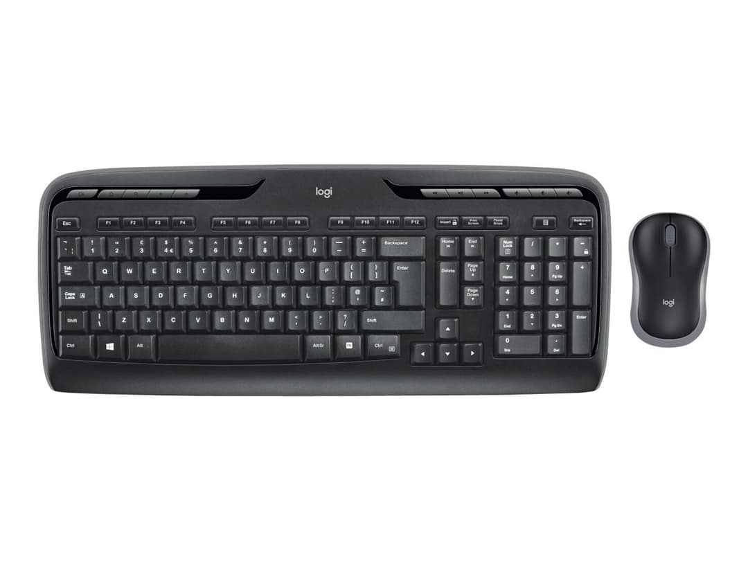Logitech MK330 Wireless Keyboard & Mouse Black - Image 1