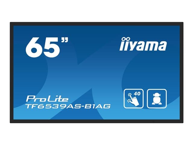 iiyama ProLite TF6539AS-B1AG 65" Class (64.5" viewable) LED-backlit LCD display - 4K - for digital signage - Image 2