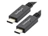 StarTech.com USB C Cable - 3 ft / 1m - with Power Delivery (USB PD) - Power Pass Through Charging - USB to USB Cord (USB31C5C1M) - USB-C cable - USB-C to USB-C - 1 m