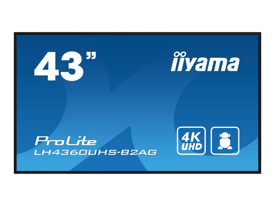 iiyama ProLite LH4360UHS-B2AG 43" Class (42.5" viewable) LED-backlit LCD display - 4K - for digital signage - Image 1