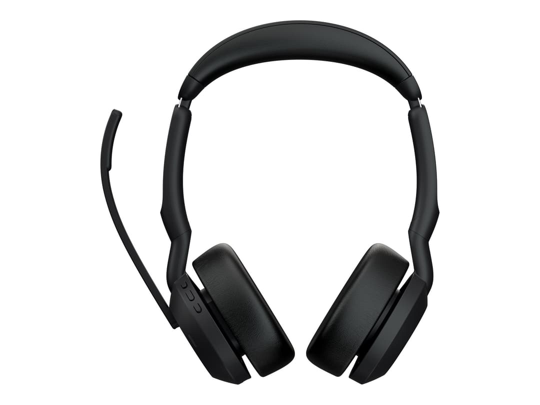 Jabra Evolve2 55 MS Stereo - headset - USB-A - with charging stand - Image 1