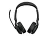 Jabra Evolve2 55 MS Stereo - headset - USB-A - with charging stand